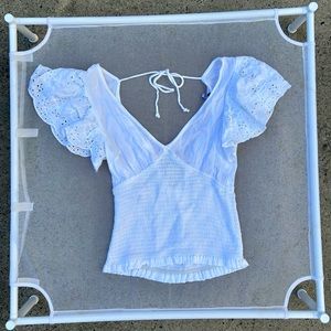 Express White Blouse Tank Top